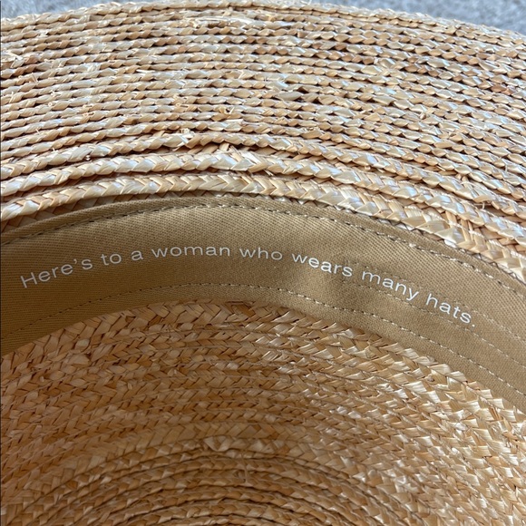 Gigi Pip Capri Short Brim Boater Hat size 57 S/M - Picture 3 of 9